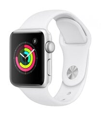 Apple Watch Series 3 38mm Silver Aluminum/White Sport Band kaina ir informacija | Išmanieji laikrodžiai (smartwatch) | pigu.lt