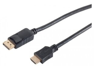 Amberin, DP/HDMI, 1 m цена и информация | Кабели и провода | pigu.lt