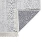 vidaXL Kilimėlis, šviesiai pilkos spalvos, 120x180cm, medvilnė kaina ir informacija | Kilimai | pigu.lt