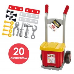 Žaislinis vežimėlis su įrankiais (20 elementų) kaina ir informacija | Žaislai berniukams | pigu.lt