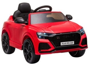 Elektromobilis vaikams Audi RS Q8, raudonas kaina ir informacija | Elektromobiliai vaikams | pigu.lt