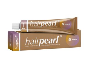 Краска для бровей и ресниц с PPD Hairpearl Nr.5 Natural, 20 мл цена и информация | Карандаши, краска для бровей | pigu.lt