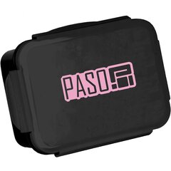 Ланч-бокс Tote Lunch Box Paso черный с розовым логотипом Basic, 650 мл цена и информация | Посуда для хранения еды | pigu.lt