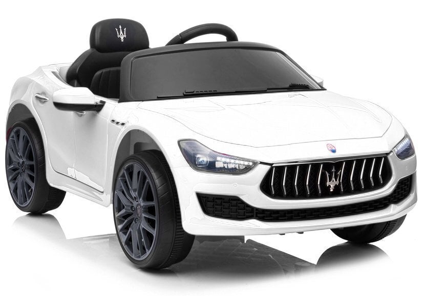 Elektromobilis vaikams Maserati Ghibli SL631, baltas цена и информация | Elektromobiliai vaikams | pigu.lt
