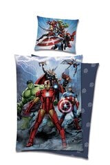 Patalynės komplektas Avengers, 140x200+60x70, 2 dalių kaina ir informacija | Patalynė kūdikiams, vaikams | pigu.lt