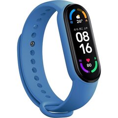 Браслет для Xiaomi Mi Band 5 / 6, синий цена и информация | Аксессуары для смарт-часов и браслетов | pigu.lt