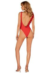 Vientisas maudymosi kostiumėlis moterims Obsessive Cubalove, raudonas kaina ir informacija | Maudymosi kostiumėliai | pigu.lt