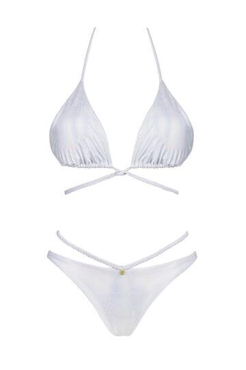 Dviejų dalių maudymosi kostiumėlis moterims Obsessive Blancossa kaina ir informacija | Maudymosi kostiumėliai | pigu.lt