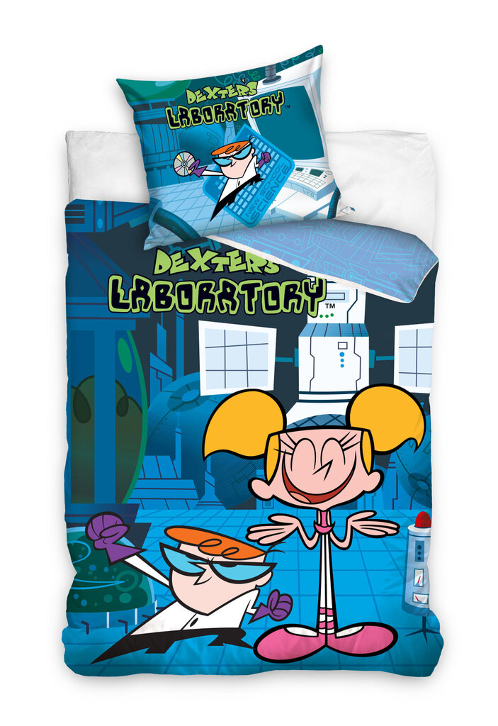 Patalynės komplektas Dexter's Laboratory, 140x200, 2 dalių kaina ir informacija | Patalynė kūdikiams, vaikams | pigu.lt