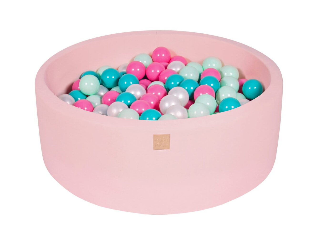 Baseinas su kamuoliukais, 250 vnt, šviesiai rožinis, 30cm цена и информация | Žaislai kūdikiams | pigu.lt
