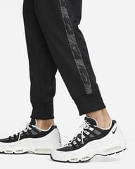 Мужские брюки Nike M Nsw Repeat Pk Jogger Black DM4673 013 DM4673 013/M цена и информация | Мужские термобрюки, темно-синие, SMA61007 | pigu.lt