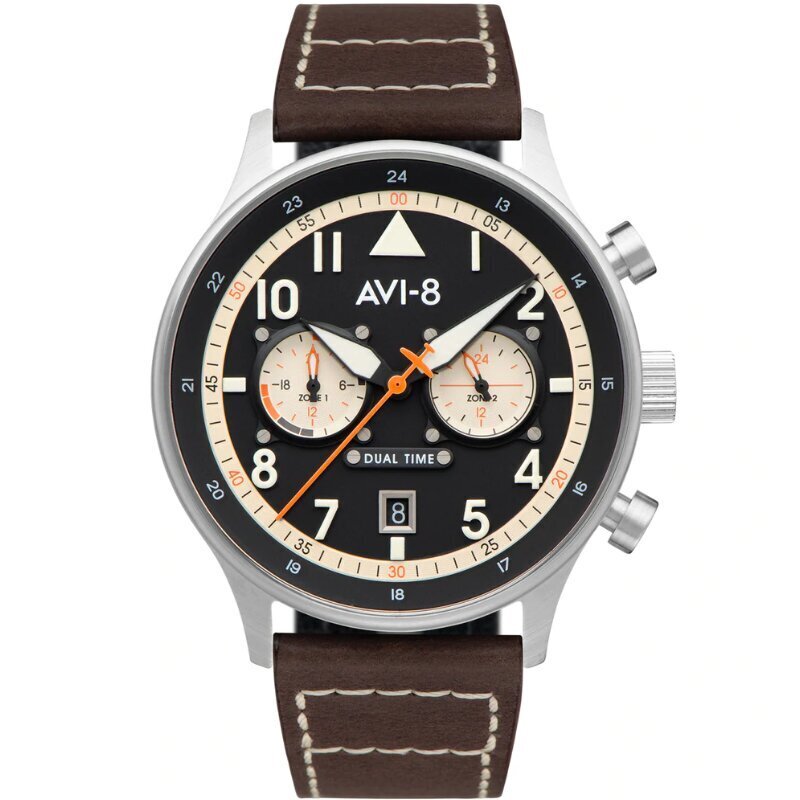 Vyriškas laikrodis AVI-8 Hawker Hurricane Dual-Time AV-4088-01 цена и информация | Vyriški laikrodžiai | pigu.lt