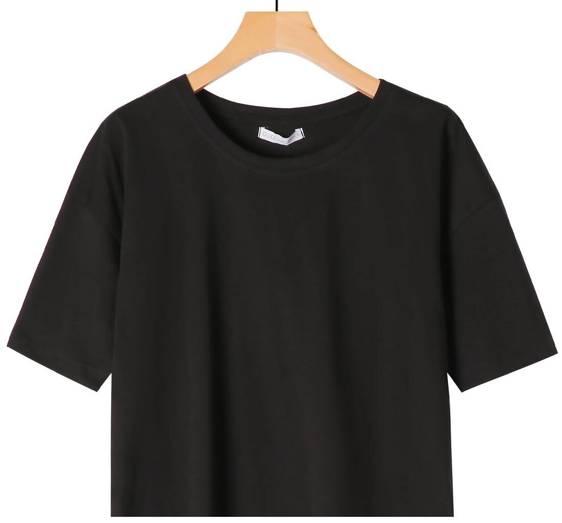 Marškinėliai moterims Glo Story Black WPO 2800, juodi цена и информация | Marškinėliai moterims | pigu.lt