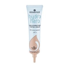 Drėkinamasis kremas su spalva Essence Hydro Hero 05-natural ivory SPF 15, 30 ml kaina ir informacija | Makiažo pagrindai, pudros | pigu.lt