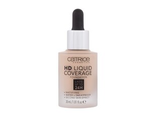 Makiažo pagrindas Catrice HD Liquid Coverage Foundation 005 Ivory Beige, 30ml kaina ir informacija | Makiažo pagrindai, pudros | pigu.lt