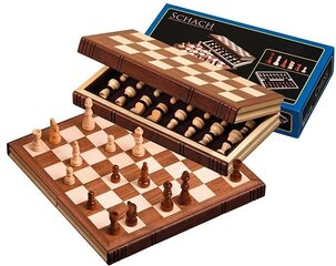 Kelioniniai šachmatai Philos mediniai, magnetiniai, 30x15,5cm kaina ir informacija | Stalo žaidimai, galvosūkiai | pigu.lt