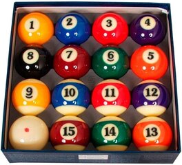 Kamuoliukų rinkinys Super Aramith Pro Pool Ball Set, 57,2 mm цена и информация | Бильярд | pigu.lt