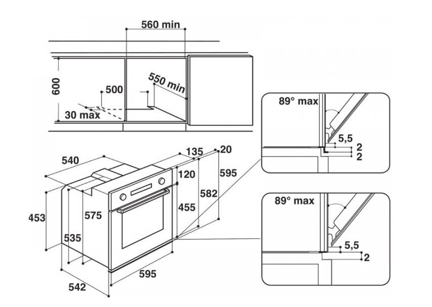 Whirlpool AKP 745 WH цена и информация | Orkaitės | pigu.lt