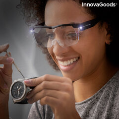 Didinamasis stiklas su šviesos diodu Glassoint InnovaGoods, 1 vnt. kaina ir informacija | Akiniai | pigu.lt