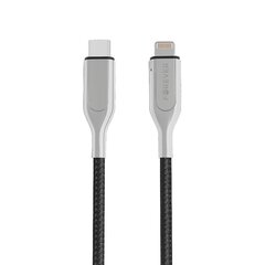 Кабель Forever Core Utra Fast MFI PD USB-C - Lightning 1,5 м 2,4А, черный цена и информация | Кабели для телефонов | pigu.lt