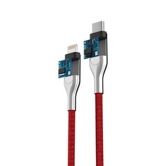 Кабель Forever Core Utra Fast MFI PD USB-C - Lightning 1,5 м 2,4А, черный цена и информация | Кабели для телефонов | pigu.lt