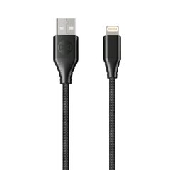 Кабель Forever Core MFI Classic USB - Lightning 3,0 м 2,4А, черный цена и информация | Кабели для телефонов | pigu.lt