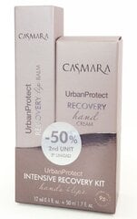 Rinkinys Casmara UrbanProtect Intensive Recovery Kit Hands & Lips, rankų kremas, 50 ml + lūpų balzamas, 12 ml kaina ir informacija | Kūno kremai, losjonai | pigu.lt