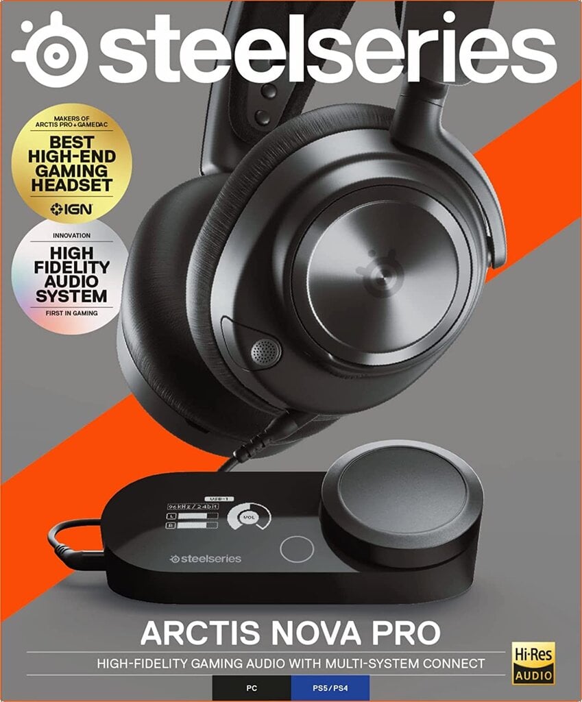 SteelSeries Arctis Nova Pro kaina ir informacija | Ausinės | pigu.lt