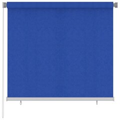 vidaXL lauko roletai, 160x140 cm, mėlyni kaina ir informacija | Žaliuzės | pigu.lt