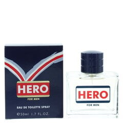 Tualetinis vanduo Mayfair hero for men EDT vyrams, 50ml цена и информация | Мужские духи | pigu.lt