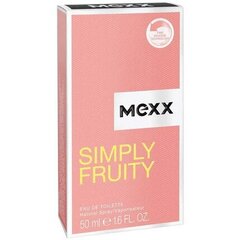 Tualetinis vanduo Mexx simply fruity EDT moterims, 50ml kaina ir informacija | Mexx Kvepalai, kosmetika | pigu.lt