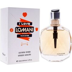 Kvapusis vanduo Lomani paradise EDP moterims, 100ml цена и информация | Женские духи | pigu.lt