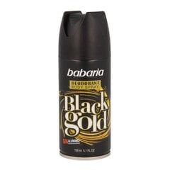 Dezodorantas Babaria Black Gold, 150 ml kaina ir informacija | Dezodorantai | pigu.lt