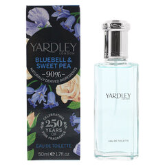 Tualetinis vanduo Yardley bluebell sweet pea EDT moterims, 50 ml цена и информация | Женские духи | pigu.lt