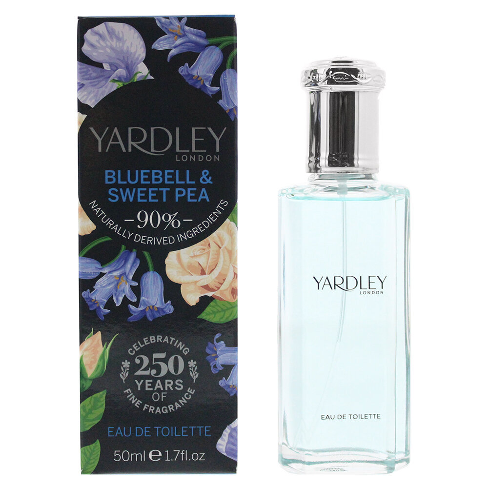 Tualetinis vanduo Yardley bluebell sweet pea EDT moterims, 50 ml цена и информация | Kvepalai moterims | pigu.lt