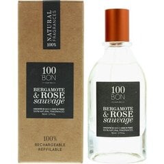 Kvapusis vanduo 100bon Bergamote Rose Sauvage EDP moterims/vyrams, 50 ml kaina ir informacija | Kvepalai vyrams | pigu.lt