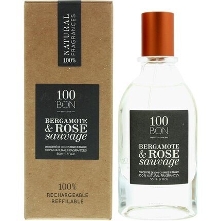 Kvapusis vanduo 100bon Bergamote Rose Sauvage EDP moterims/vyrams, 50 ml цена и информация | Kvepalai vyrams | pigu.lt