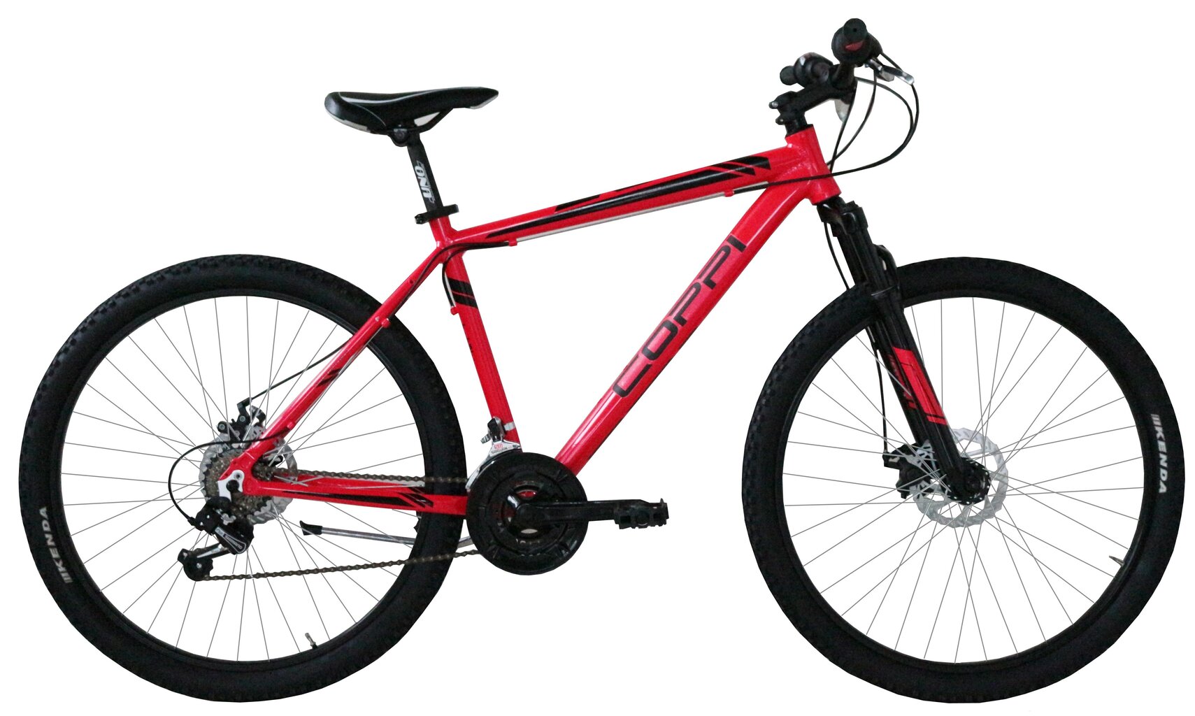 Kalnų dviratis Coppi Hopper 27.5", raudonas kaina ir informacija | Dviračiai | pigu.lt
