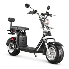 Elektrinis dviratis mopedas CP1.6, 1500 W, 20 Ah, raudonas kaina ir informacija | Elektriniai motoroleriai | pigu.lt
