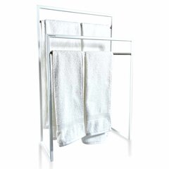 Металлическая вешалка для полотенец цена и информация | Аксессуары для ванной комнаты | pigu.lt