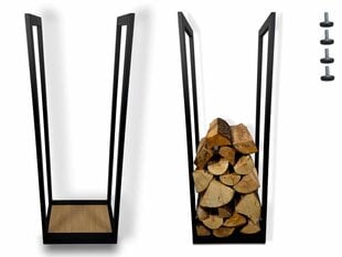 Металлическая подставка для дров Дуб цена и информация | Принадлежности для отопительного оборудования | pigu.lt
