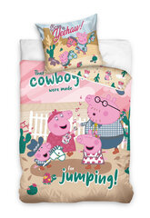 Комплект постельного белья Peppa Pig, 140x200 + 60x70, 2 шт. цена и информация | Детское постельное бельё | pigu.lt