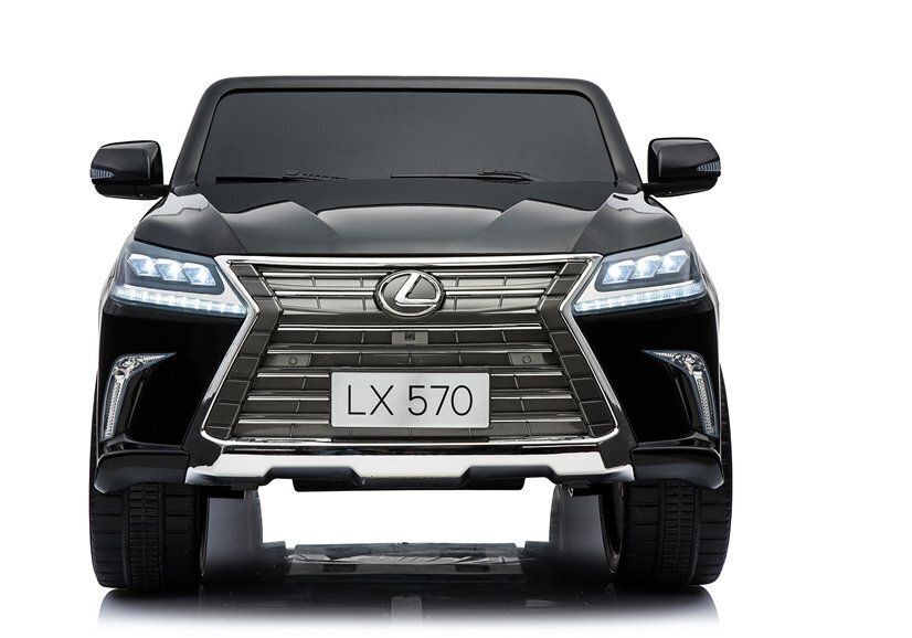 Elektromobilis vaikams LEXUS DK-LX570, juodas lakuotas kaina ir informacija | Elektromobiliai vaikams | pigu.lt