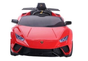 Elektromobilis vaikams Lamborghini Huracan, raudonas kaina ir informacija | Elektromobiliai vaikams | pigu.lt