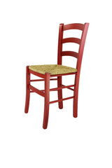 Tommychairs - стул VENEZIA структура из бука окрашенная в красный анилин и сиденье из соломы цена и информация | Стулья для кухни и столовой | pigu.lt