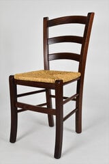 Tommychairs - стул VENEZIA структура из бука орехового цвета и сиденье из соломы цена и информация | Стулья для кухни и столовой | pigu.lt