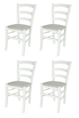 Kėdė Venezia, 4 vnt, baltos kaina ir informacija | Virtuvės ir valgomojo kėdės | pigu.lt