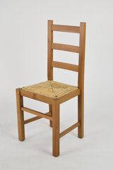 Tommychairs - набор из 2 стульев RUSTICA структура из бука дубового цвета и сиденье из дерева цена и информация | Стулья для кухни и столовой | pigu.lt