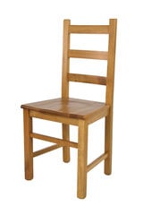 Tommychairs - стул RUSTICA структура из бука дубового цвета и сиденье из дерева цена и информация | Стулья для кухни и столовой | pigu.lt