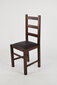 Kėdė Rustica, 2 vnt, juodos kaina ir informacija | Virtuvės ir valgomojo kėdės | pigu.lt